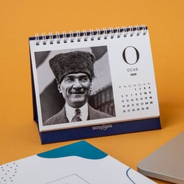 Ataturk Desk Calendar - 2026