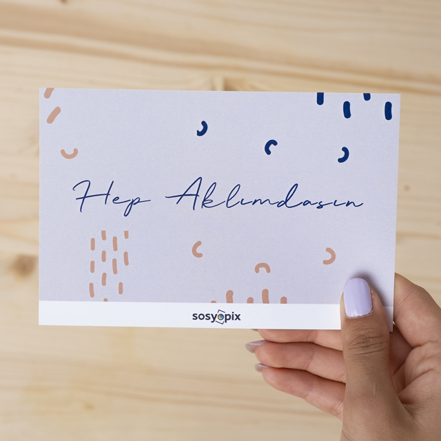 Hep Aklımdasın Motto Kart