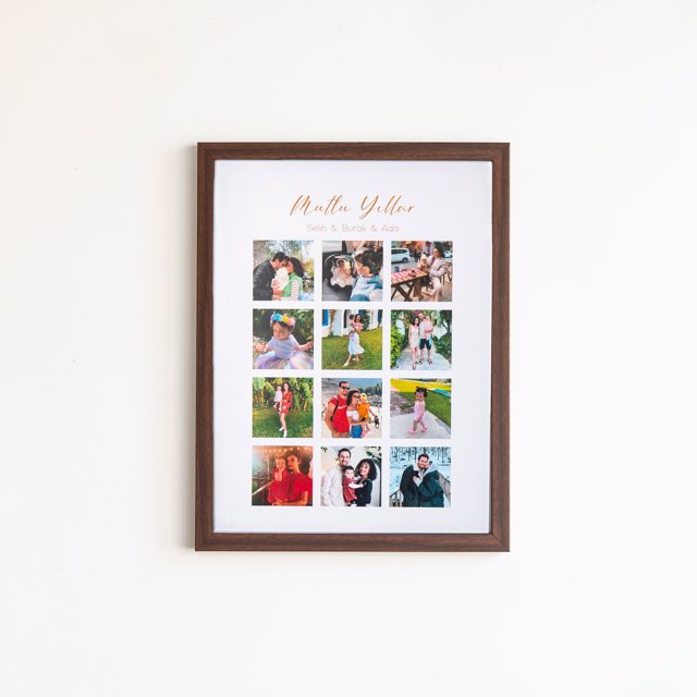 12 Photo New Year 30x40 Sticky Frame