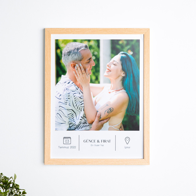 En Güzel Gün 30x40 Yapışan Çerçeve
