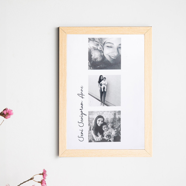 20x30 Sticky Frame with 3 Photos for Mother