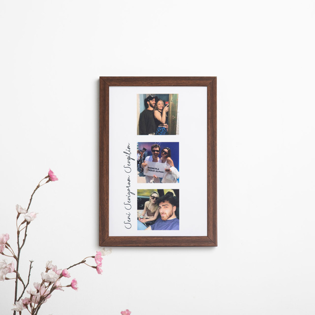 20x30 Sticky Frame with 3 Photos for Your Lover