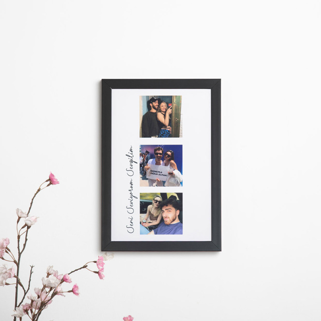 20x30 Sticky Frame with 3 Photos for Your Lover