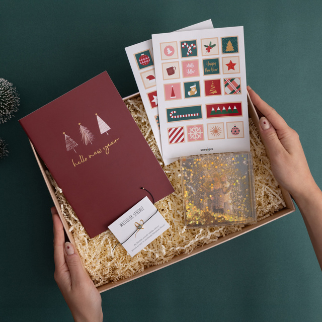 Yeni Yıl Işıltısı Hediye Kutusu