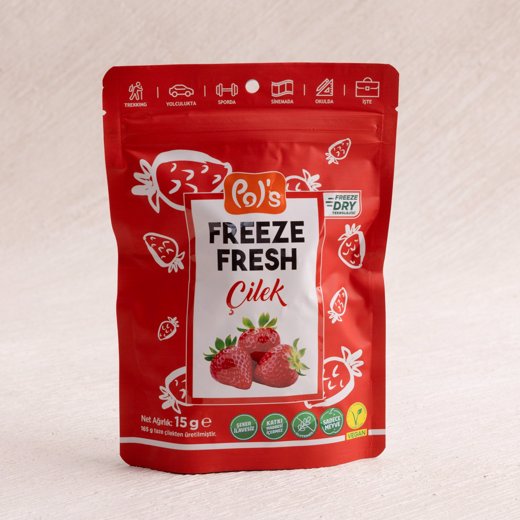 Freeze Fresh Kurutulmuş Çilek
