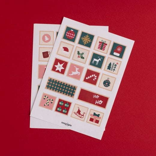 New Year Sticker Set