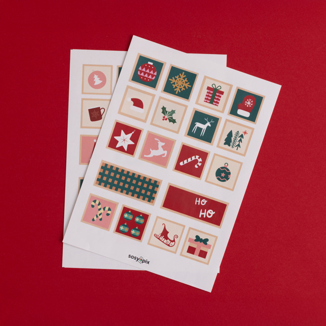 Yılbaşı Sticker Seti 