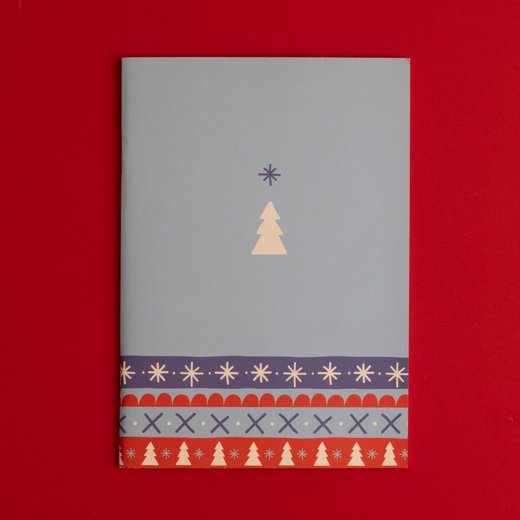 Blue Christmas Notebook