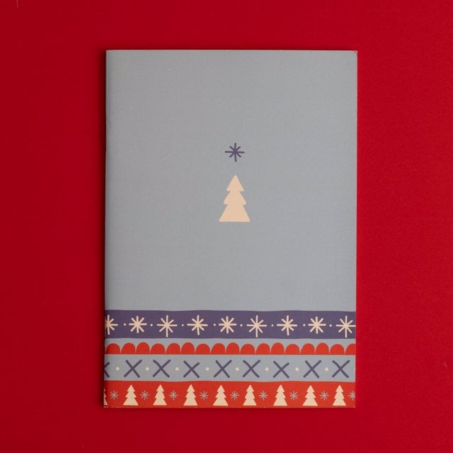 Blue Christmas Notebook