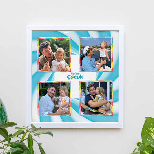 KoçAilem Çocuk 20x20 Fotoğraflı Çerçeve