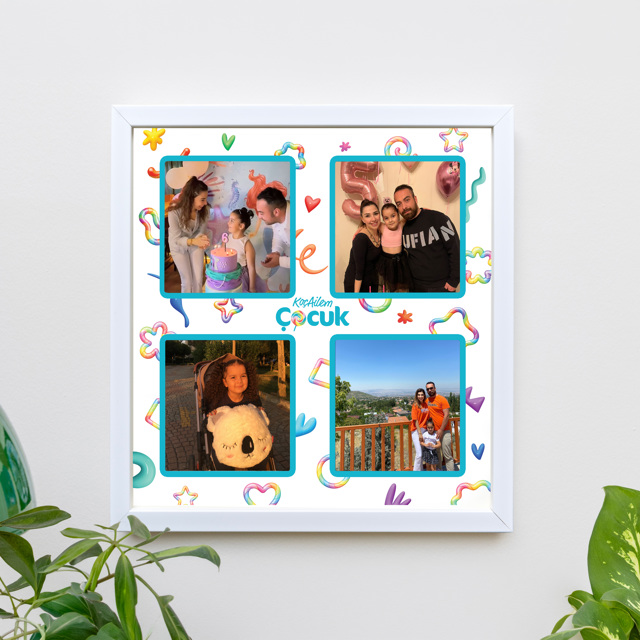 KoçAilem Çocuk 20x20 Fotoğraflı Çerçeve