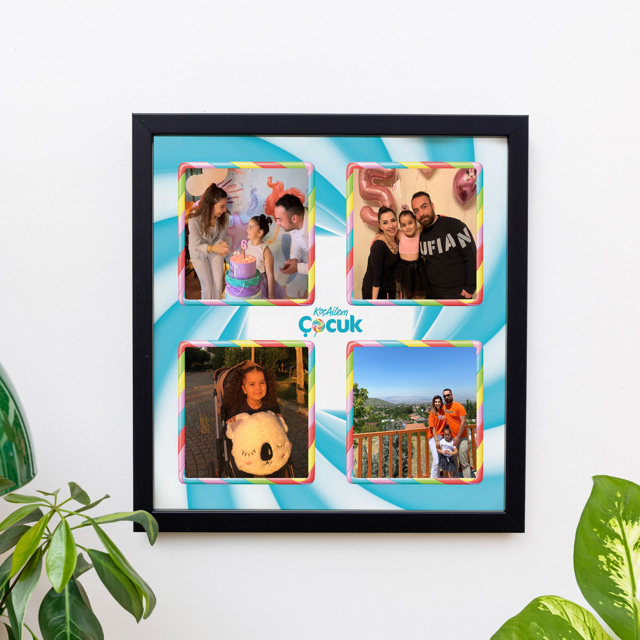 KoçAilem Çocuk 20x20 Fotoğraflı Çerçeve