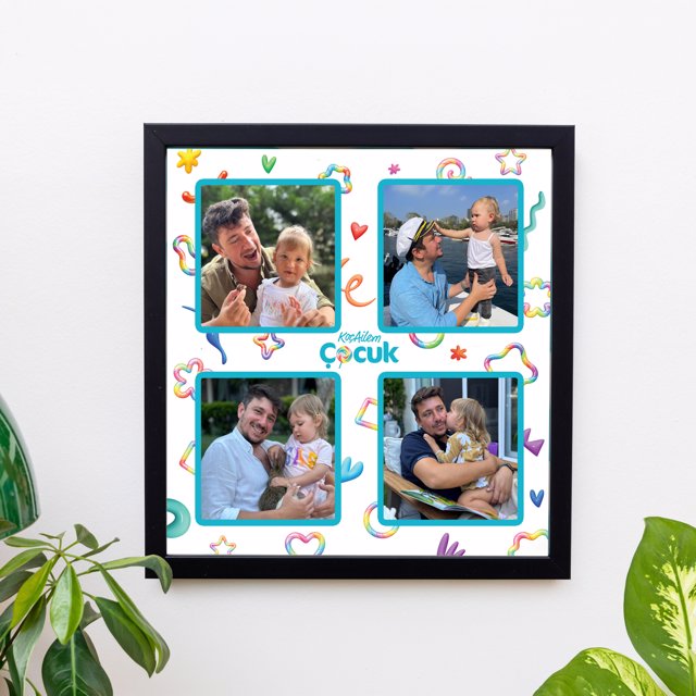 KoçAilem Çocuk 20x20 Fotoğraflı Çerçeve